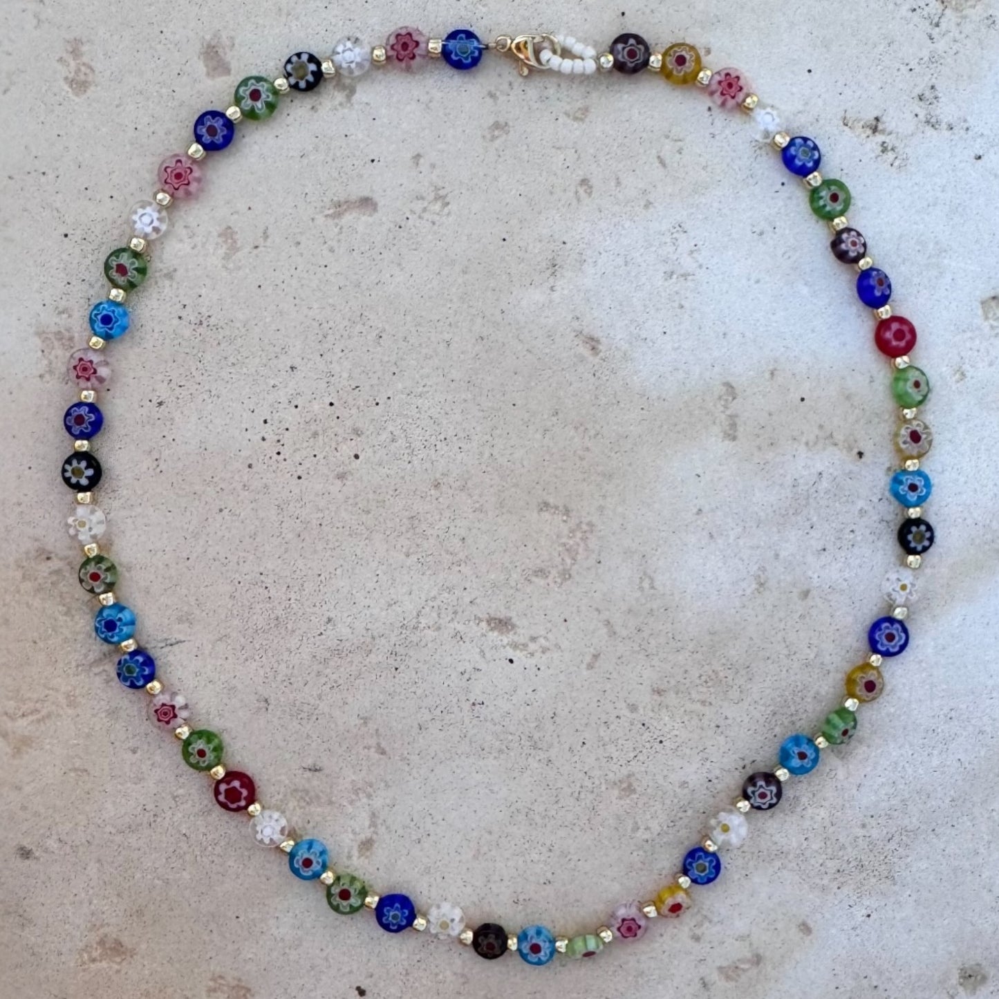 Collana Murrine e perline